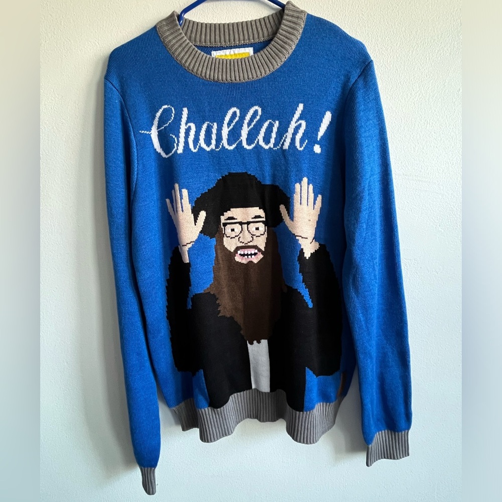 TipsyElves Chanukah “Challah” Sweater